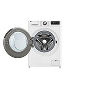 LG Lave-linge d'une capacité de 11 kg | EEK A | 1.400 tr/min. | Blanc avec anneau hublot noir | F4WR701Y, F4WR701Y