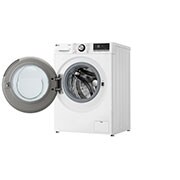 LG Lave-linge d'une capacité de 11 kg | EEK A | 1.400 tr/min. | Blanc avec anneau hublot noir | F4WR701Y, F4WR701Y