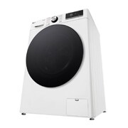 LG Lave-linge d'une capacité de 11 kg | EEK A | 1.400 tr/min. | Blanc avec anneau hublot noir | F4WR701Y, F4WR701Y