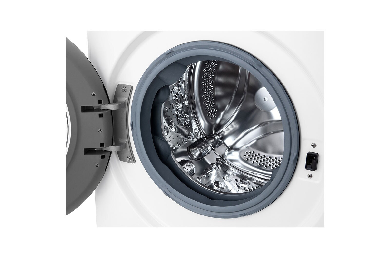 LG Lave-linge avec AI DD® | 8 kg | Classe d'efficacité énergétique C | 1 400 t/mn | Steam | 6 Motion®| Nouveau tambour bien-être, F4WV308SBCH