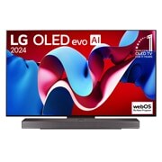 LG Smart TV OLED55C4 LG OLED evo AI C4 4K 55 pouces, OLED55C48LA