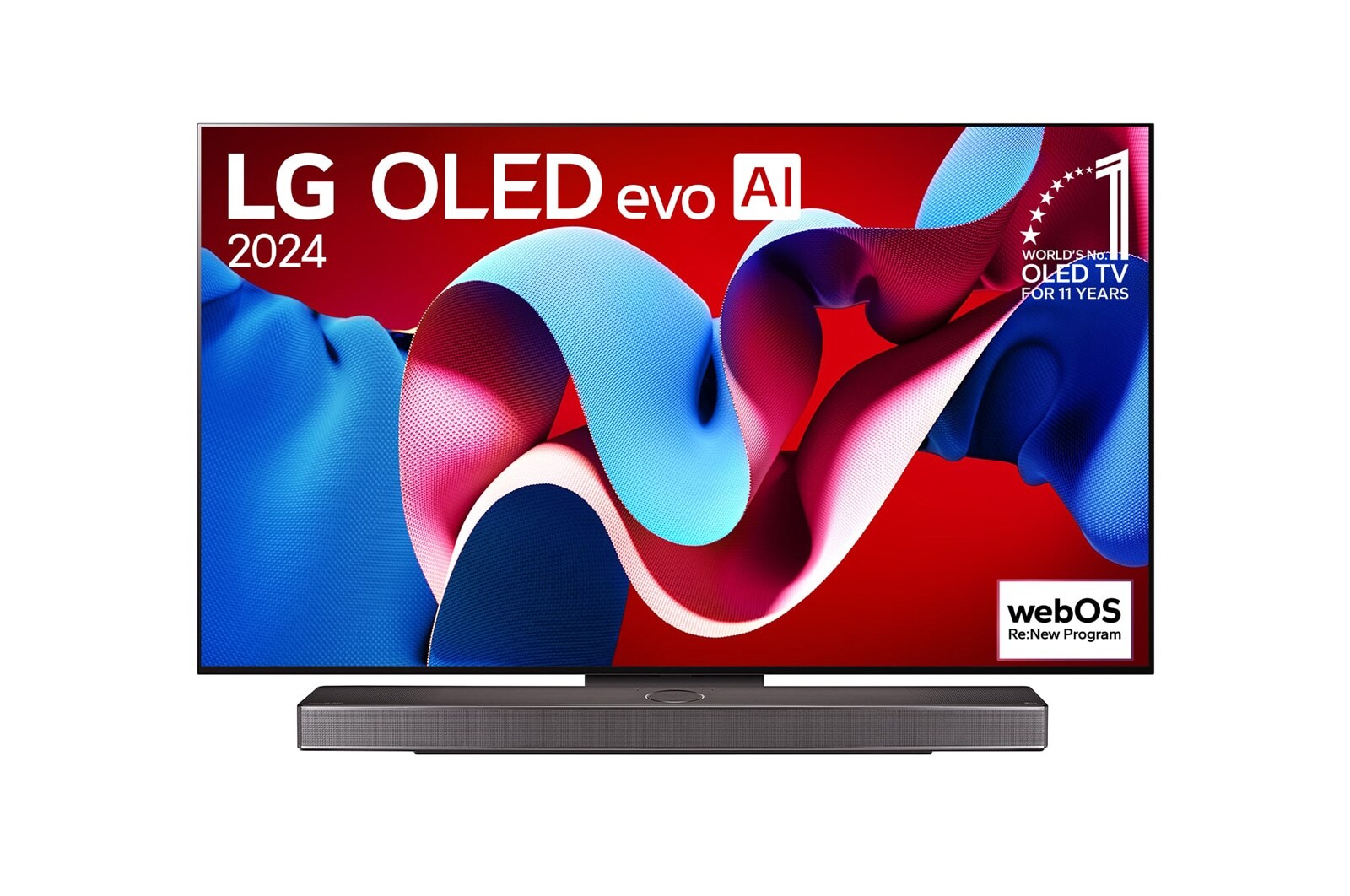 LG Smart TV OLED55C4 LG OLED evo AI C4 4K 55 pouces, OLED55C48LA