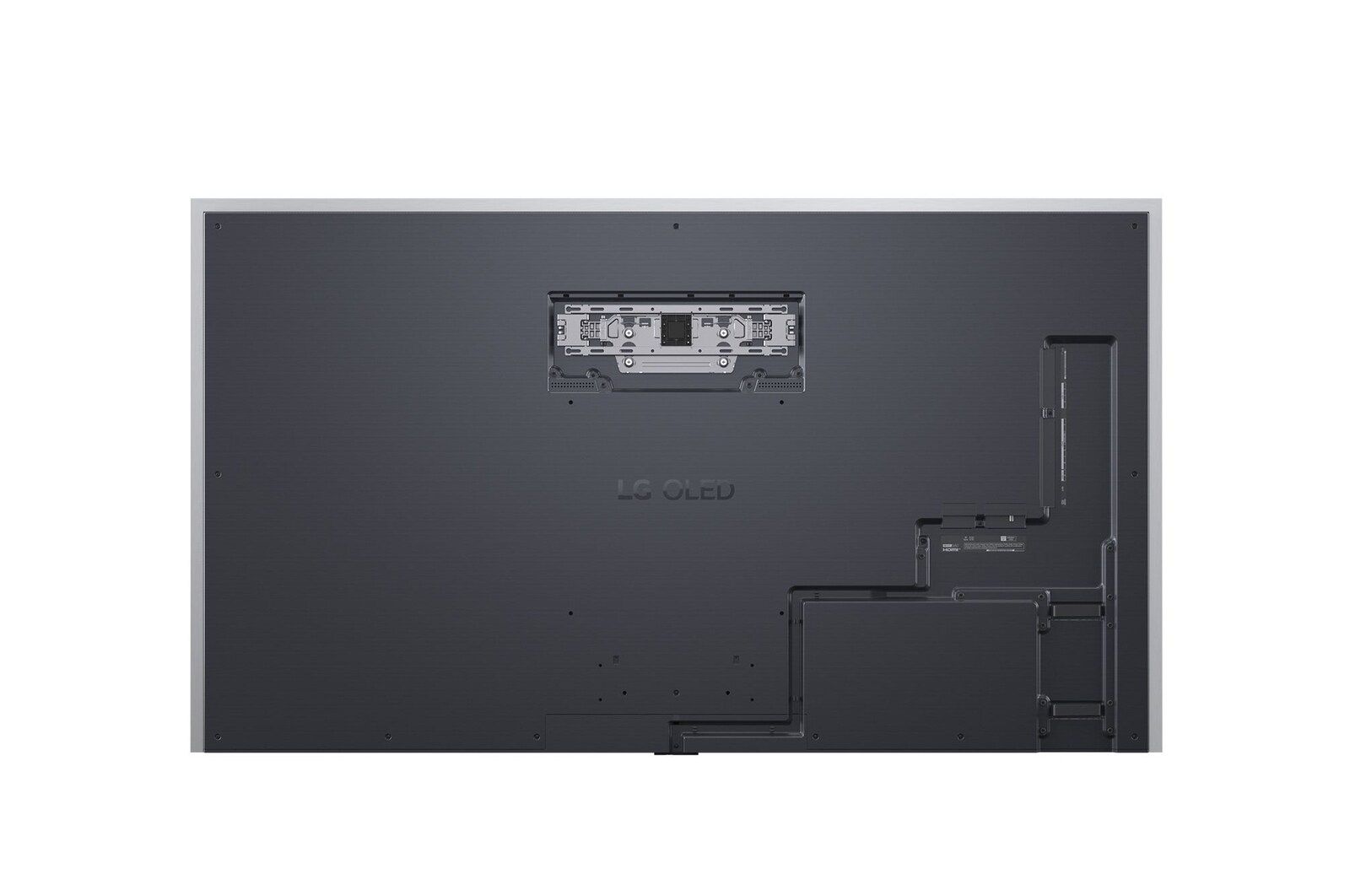Vue arrière de la Smart TV LG OLED evo AI G5 4K.