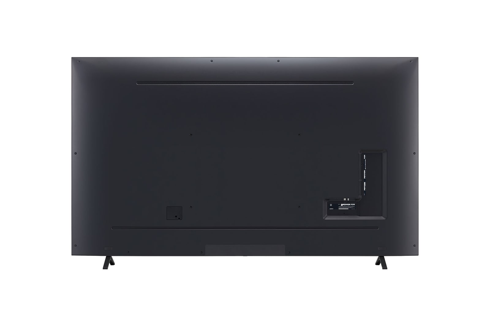 Rear view of LG NanoCell TV, NANO80