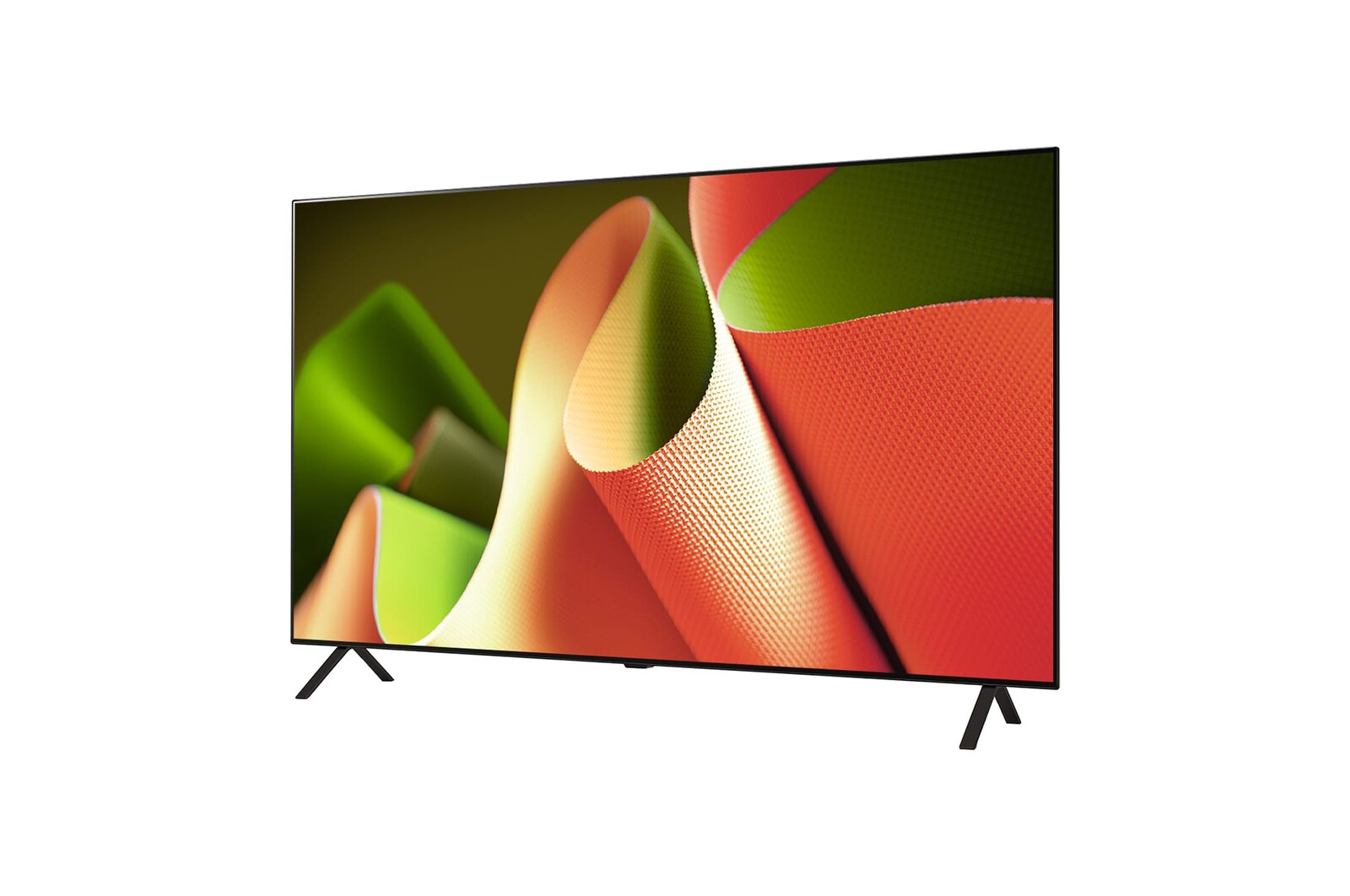 Right-facing side view of LG OLED TV, OLED B4