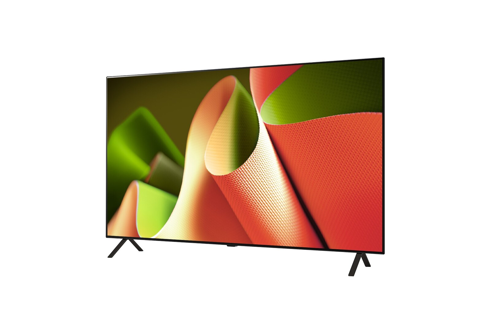 Right-facing side view of LG OLED TV, OLED B4