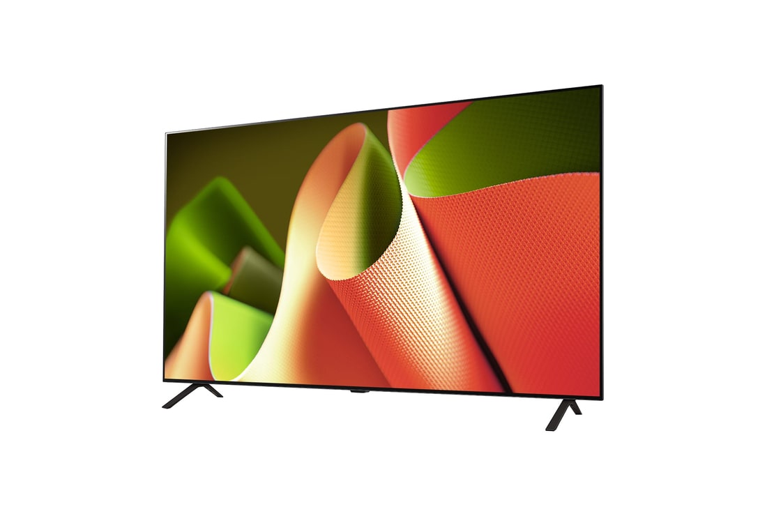 Right-facing side view of LG OLED TV, OLED B4