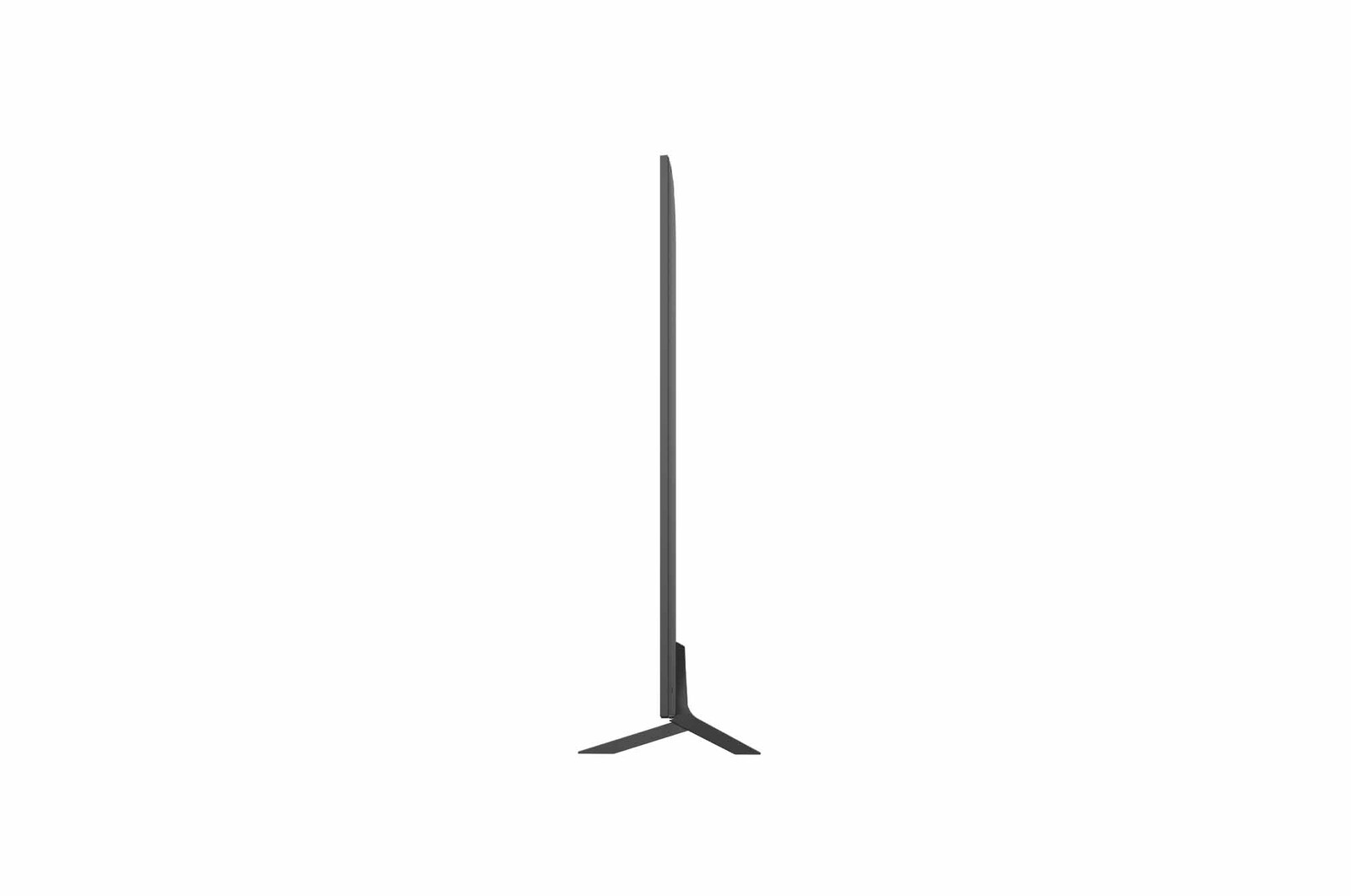 Vista lateral izquierda del TV LG QNED evo QNED85 