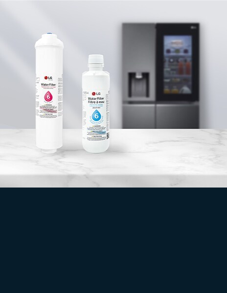 Esta es una imagen del filtro de agua del refrigerador LG