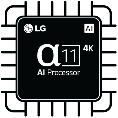 Procesador α11 K4 con IA.