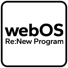 Logotipo del programa webOS Re:New.