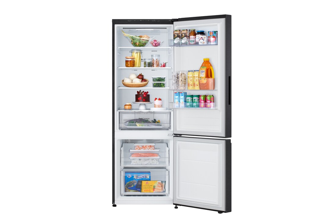 front view with food