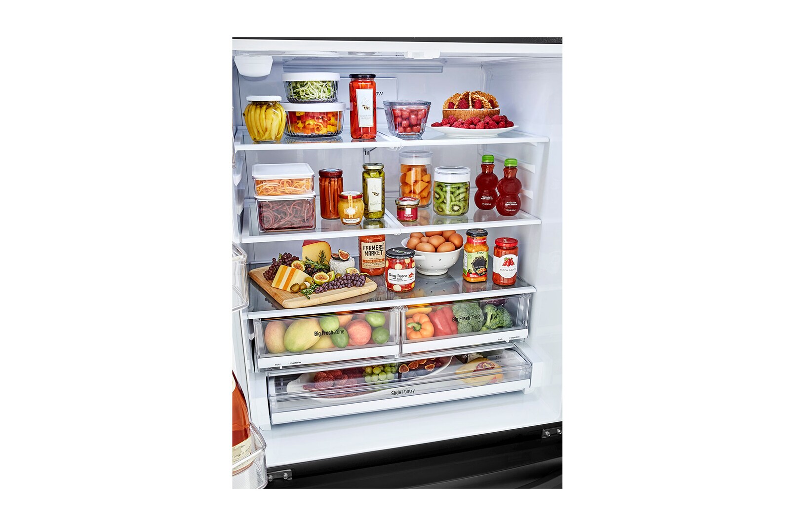 Shelving System Filled view