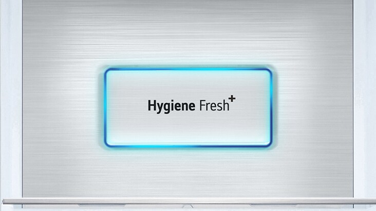 Vista de cerca de la función Hygiene Fresh+ ™ del frigorífico side by side de LG.