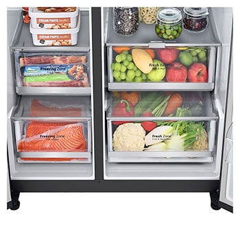 drawer with food