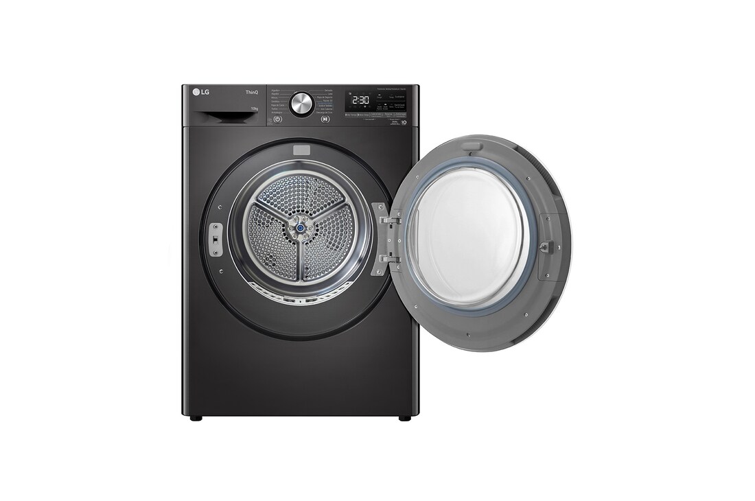 Front view Right side open door