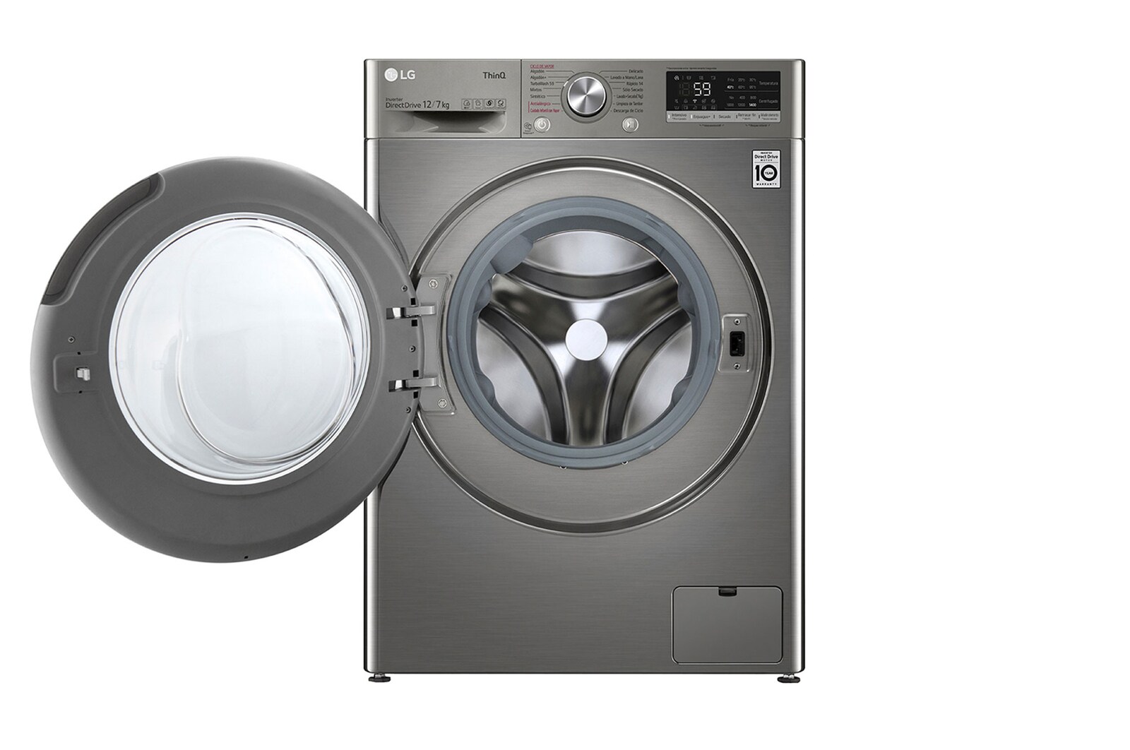LG Lavadora Secadora 12Kg/7Kg con AIDD™, WD12VVC4S6C