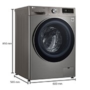 LG Lavadora Secadora 12Kg/7Kg con AIDD™, WD12VVC4S6C