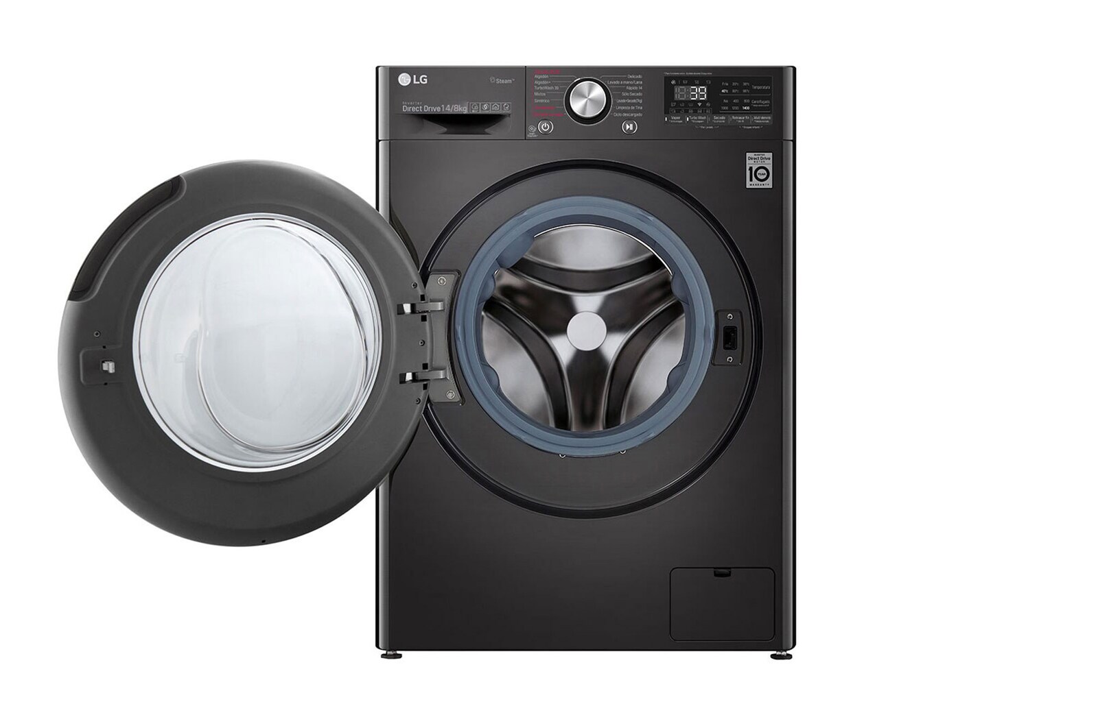 LG Lavadora Secadora de 14 Kg /8 Kg con AIDD™ y Tecnología Steam+, WD14BVC2S6C