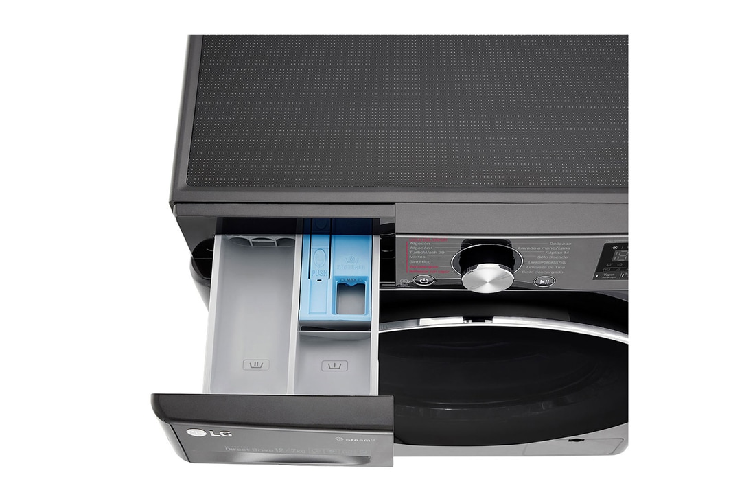 LG Lavadora Secadora 14Kg/8Kg con AIDD™ y Steam+, WD14BVC2S6C