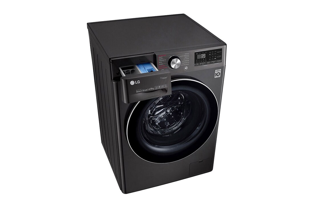 LG Lavadora Secadora 14Kg/8Kg con AIDD™ y Steam+, WD14BVC2S6C