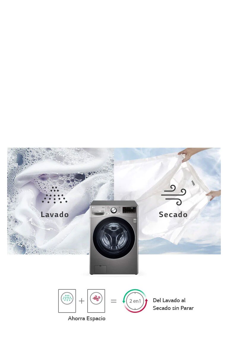 2 en 1 Lavadora-Secadora