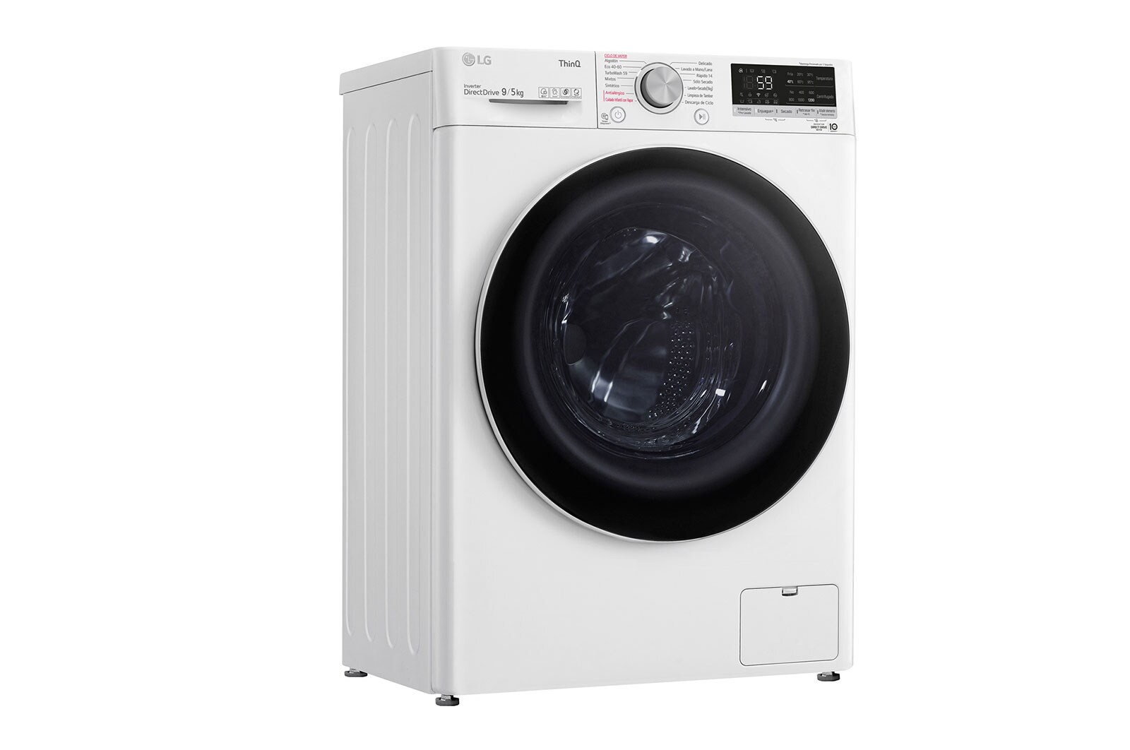 LG Lavadora Secadora de 9Kg/5Kg con AIDD™, WD9WVC4S6