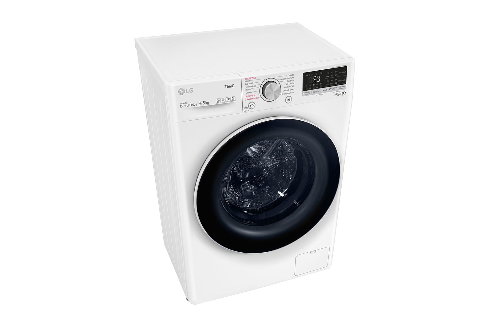 LG Lavadora Secadora de 9Kg/5Kg con AIDD™, WD9WVC4S6