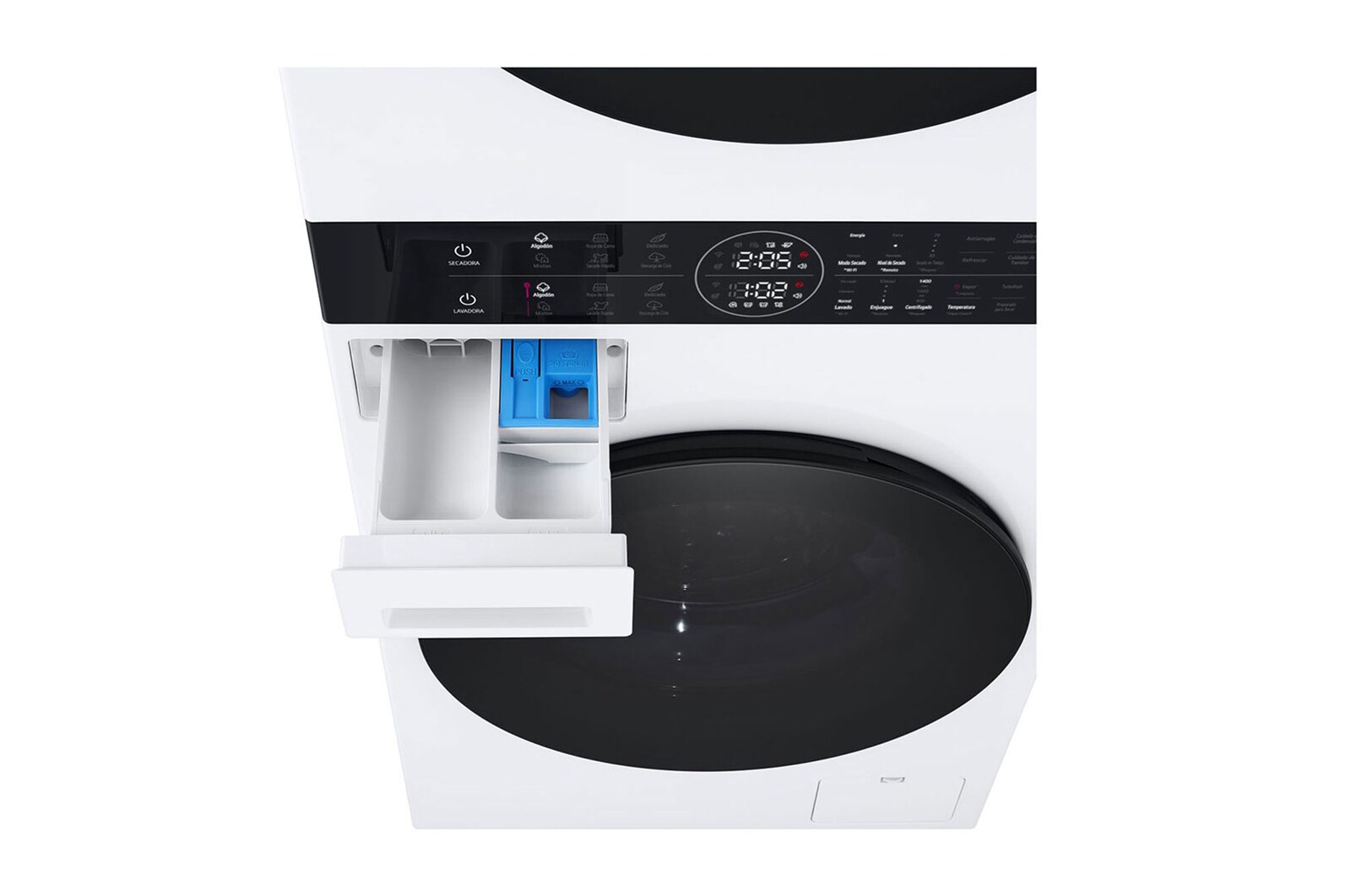 Detergent tray view