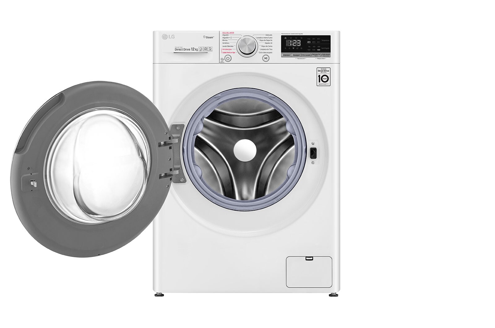 LG Lavadora 12Kg con ThinQ y AIDD™, WM12WVC4S6
