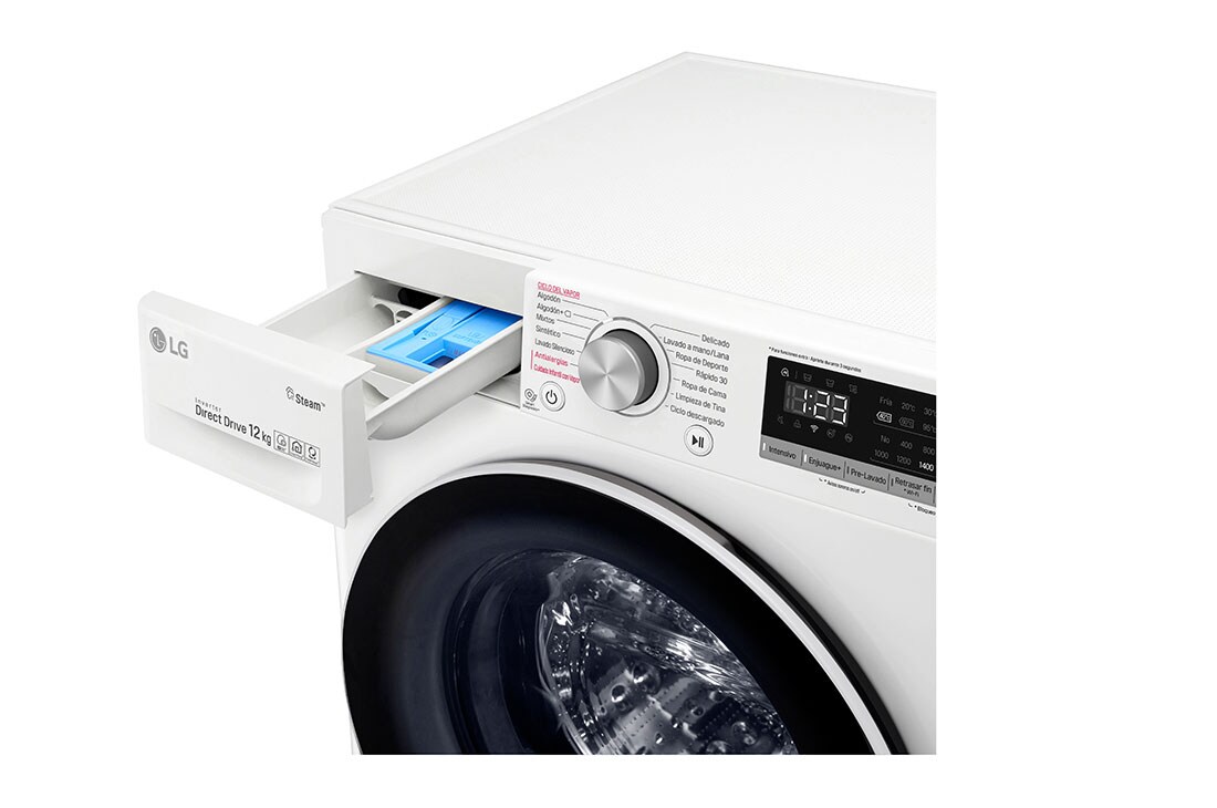 LG Lavadora 12Kg con ThinQ y AIDD™, WM12WVC4S6
