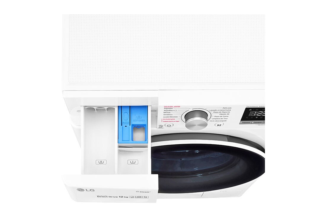 LG Lavadora 12Kg con ThinQ y AIDD™, WM12WVC4S6