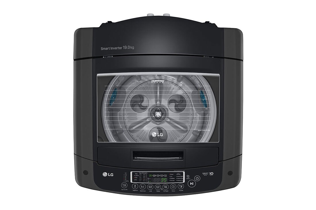 LG Lavadora Carga Superior 19Kg con Smart Motion, WT19MPB