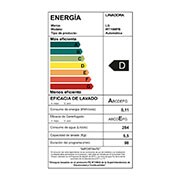 LG Lavadora Carga Superior 19Kg con Smart Motion, WT19MPB