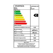 LG Lavavajillas 14 cubiertos con QuadWash™, DF222FP