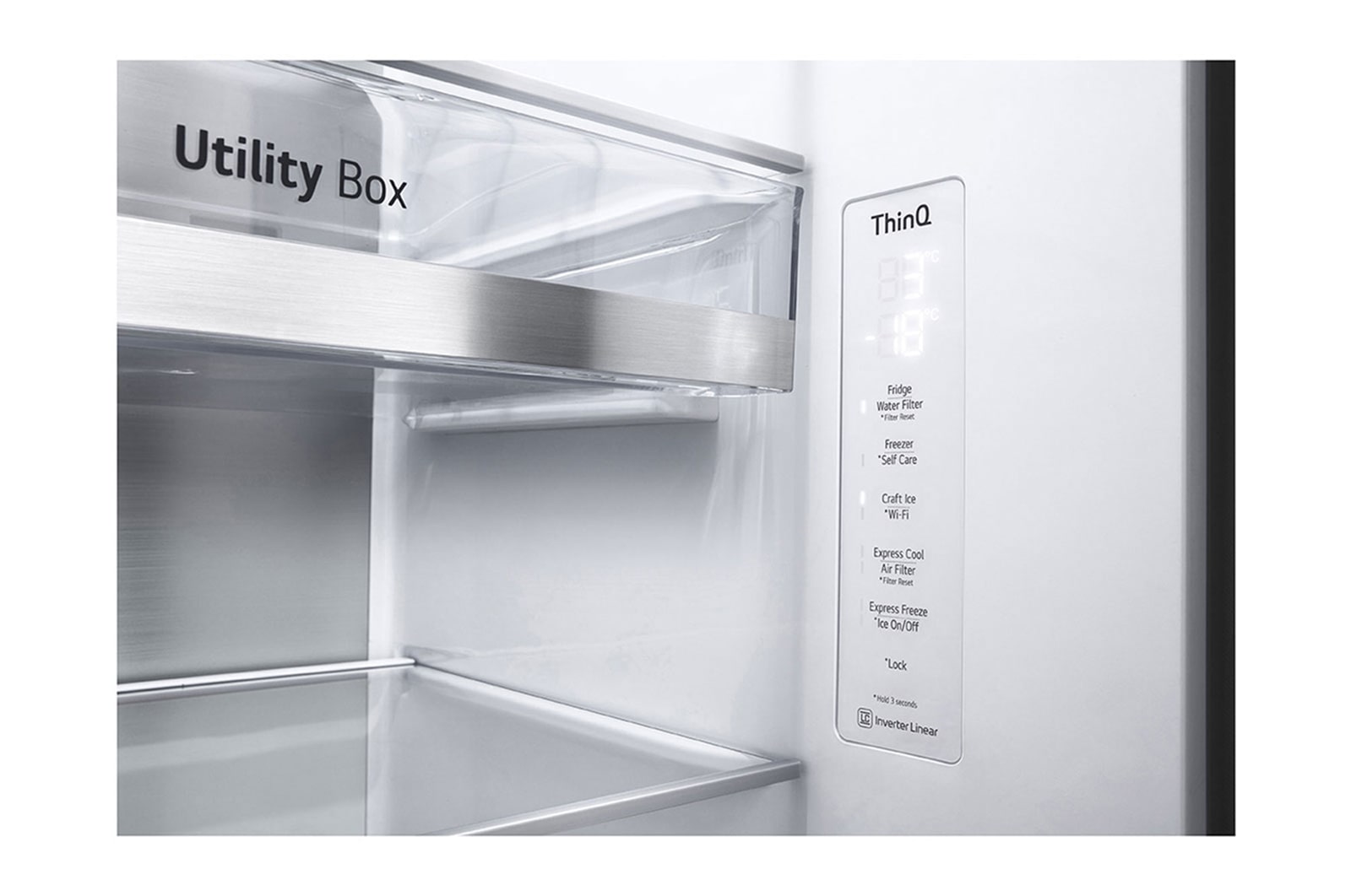LG Refrigerador Side by Side 598L con InstaView™, GS66SXTC
