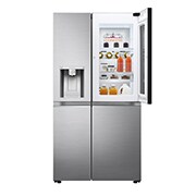 LG Refrigerador Side by Side de 598 L con InstaView™ Craft Ice™ - Plata, LS66SXNC