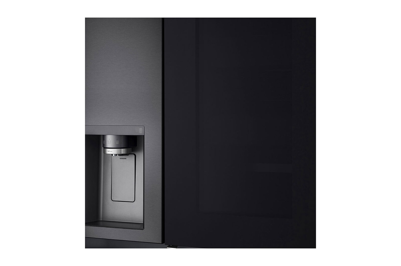 LG Refrigerador Side by Side de 598 L con InstaView™ Craft Ice™ - Negro, LS66SXTC