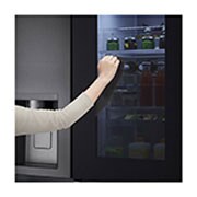 LG Refrigerador Side by Side de 598 L con InstaView™ Craft Ice™ - Negro, LS66SXTC