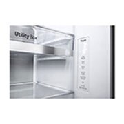 LG Refrigerador Side by Side de 598 L con InstaView™ Craft Ice™ - Negro, LS66SXTC