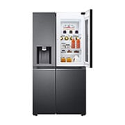 LG Refrigerador Side by Side de 598 L con InstaView™ Craft Ice™ - Negro, LS66SXTC