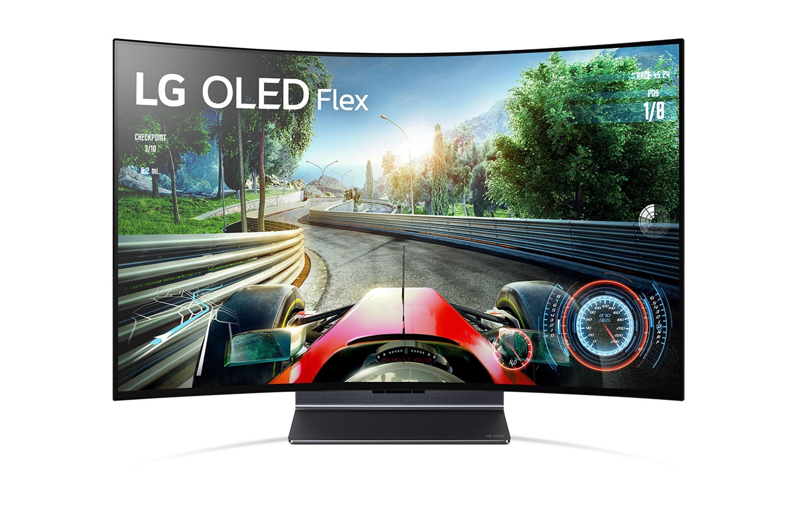 LG OLED TV 42'' FLEX LX3 Smart TV con ThinQ AI (Inteligencia Artificial), 4K Procesador Inteligente α9 generación 5, 42LX3QPSA