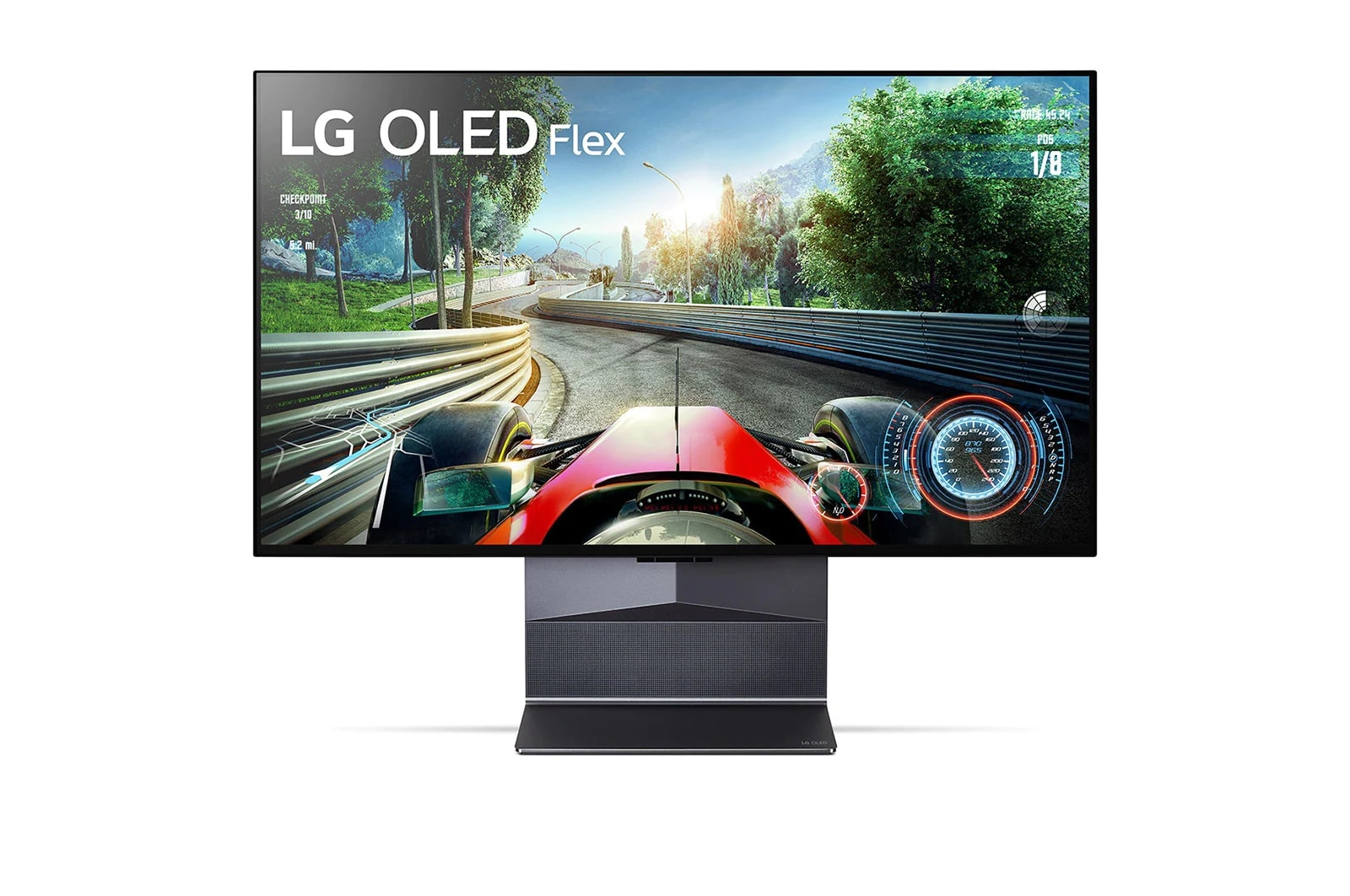 LG OLED TV 42'' FLEX LX3 Smart TV con ThinQ AI (Inteligencia Artificial), 4K Procesador Inteligente α9 generación 5, 42LX3QPSA