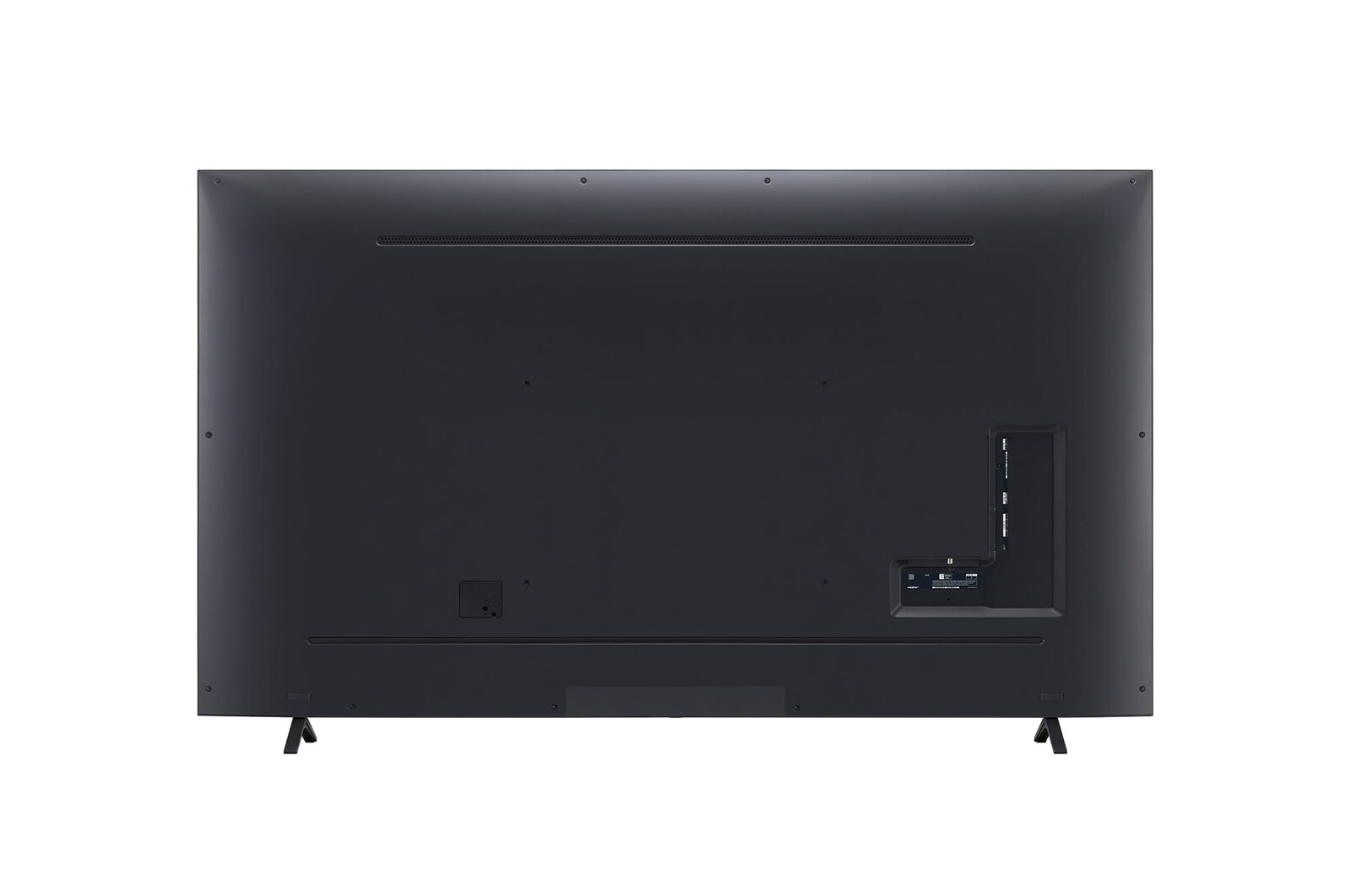 Vista trasera del TV LG UHD, UT80