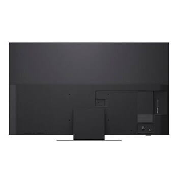 Vista trasera de la LG QNED83 TV