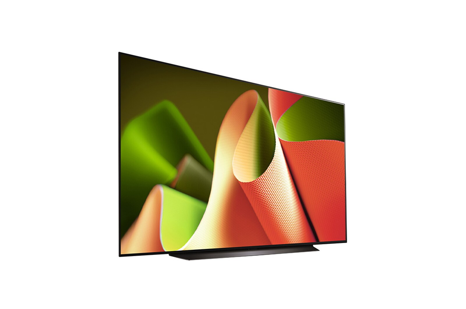 Vista lateral derecha del televisor LG OLED, OLED B4