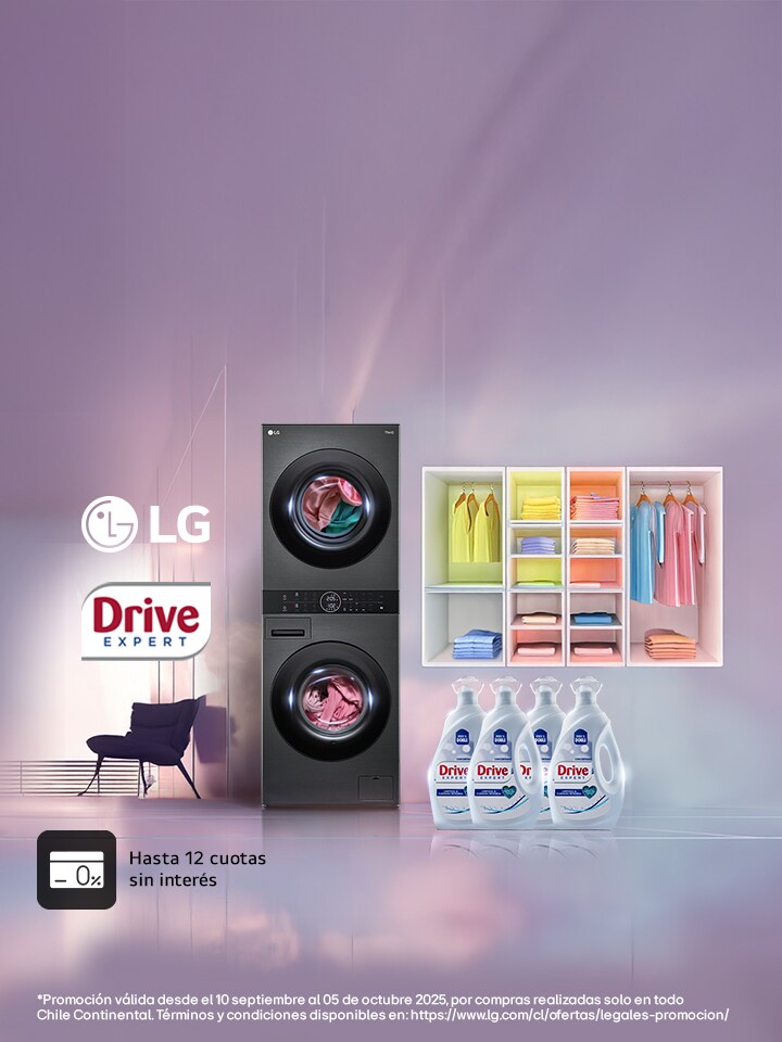 Lleva tu detergente Drive por la compra de una lavadora