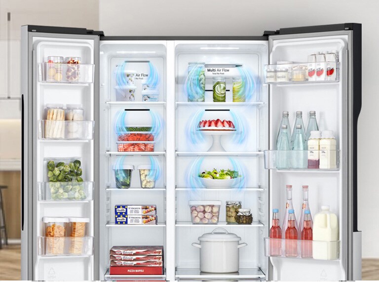 Muestra la caracteristica Multi air flow