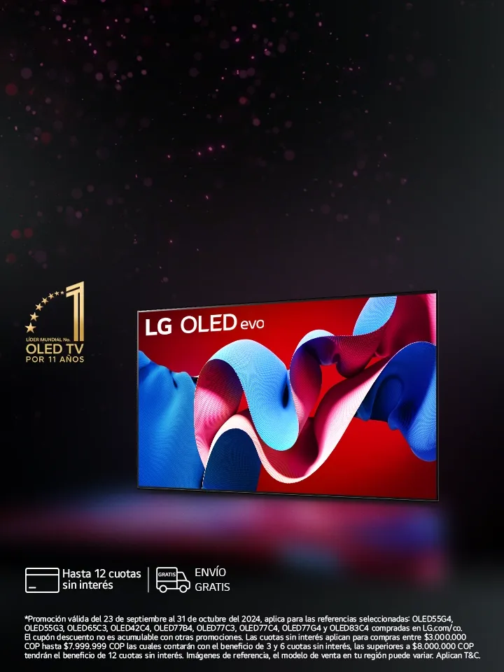 Descuento en 40% en TV OLED