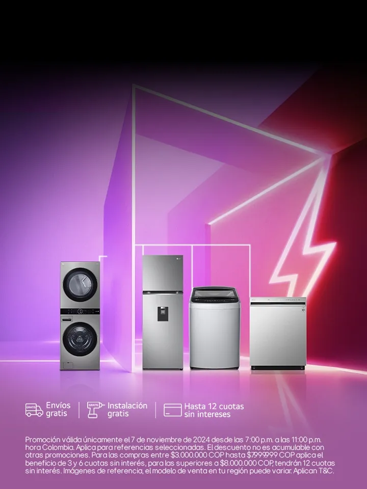 Electrodomésticos LG descuentos Flash Sale